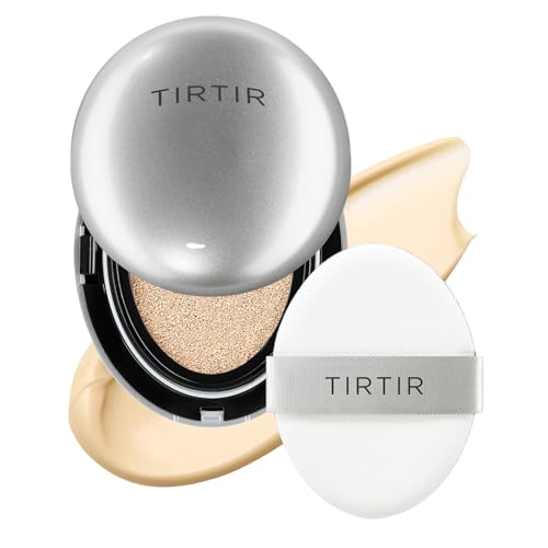 Image of TIRTIR Mask Fit Aura Cushion Foundation, Full coverage, Skin fit, Satin Glow Finish, Korean Cushion Foundation #17W FRENCH VANILLA| 18g