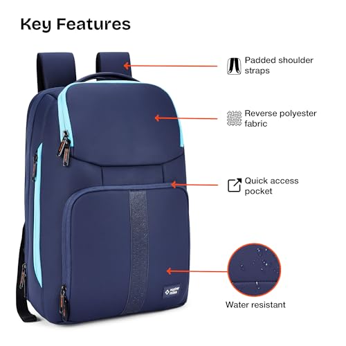 Image of Nasher Miles Backpack Fits 15.6 Inch Laptop, Premium Durable Bag| Multipurpose Laptop Backpack | Ideal for College, School, Office, Travel | Men, Women, Boys, Girls