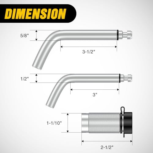 Image of Nilight Trailer Hitch Lock Pin 1 /2 inch & 5 /8 inch Locking Receiver Hitch Pin Keyed Unique Weatherproof Anti-Theft Lockable Fits 2 inch 2-1 /2 inch & 1-1 /4 inchReceiver Tow Truck Boat Bike Truck Silver