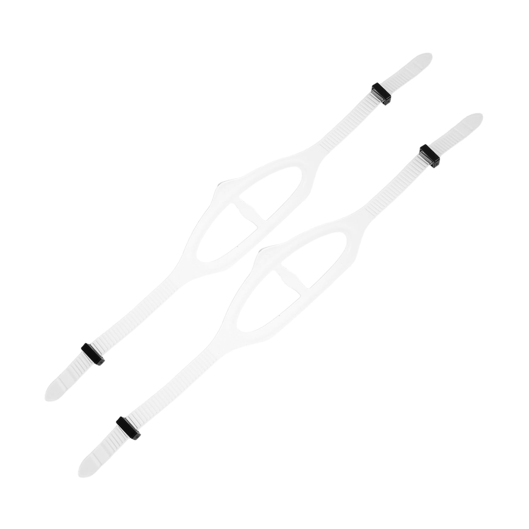 Abaodam 2pcs Silicone Diving Mask Straps Replacement Transparent Accessories for Scuba Snorkeling Swimming Comfortable Fit for Men Women for All Divers