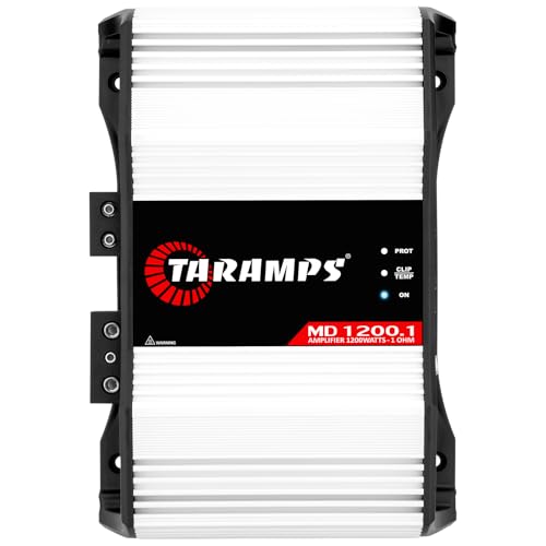 Taramps MD 1200.1 Channel 1200 Watts RMS 1 Ohm Car Amplifier