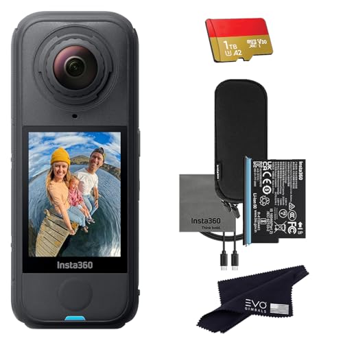Image of Insta360 X4 Air Standard Bundle | Lightest 8K 360 Waterproof Action Camera for Epic Adventures, Replaceable Lenses, for Action, Travel, Vlogging| Smooth, Easy-to-Edit Videos Anytime, Anywhere(1TB)