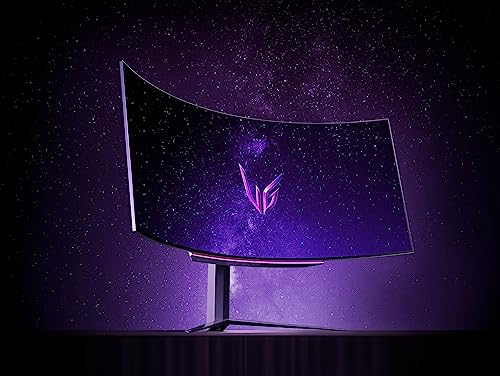 LG Ultragear™ 45GR95QE-B Ecran PC Gaming OLED incurvé 45" - Dalle OLED résolution UWQHD (3440x1440), 0.03ms GtG 240Hz, HDR 10, AMD FreeSync Premium, Compatible NVIDIA G-Sync, HDMI 2.1, courbure 800R