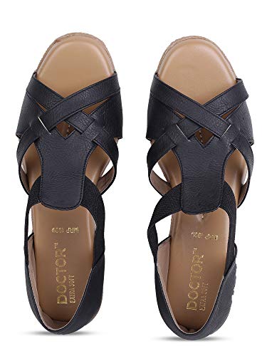 Image of DOCTOR EXTRA SOFT Women's Sandals Ortho Care Orthopaedic Diabetic Daily Use Dr Sole Footwear Casual Stylish Chappals Slippers for Ladies & Girl's K-537