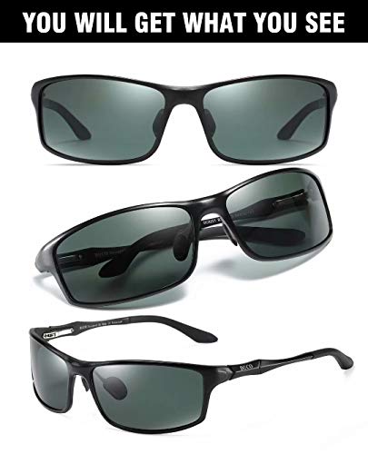 DUCO Polarized Sunglasses for Men 100% UV400 Protection Metal Frame Driving Men's Sun Glasses2