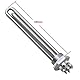 Edelstahlheizung 1 (DN25) Durchmesser 33.2mm BSP Heizpatrone Edelstahlflansch mit Silikonring 48V 1500W 2U
