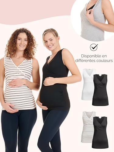 Matière douce haute qualité pour ce top d'allaitement Herzmutter - 4
