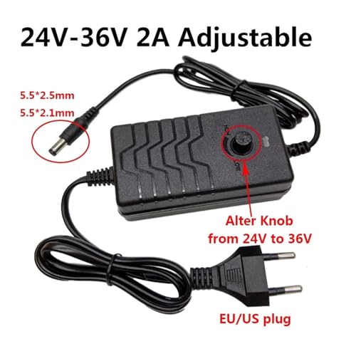 Adaptador de corriente ajustable 24V-36V 2A (solo EU) miniatura 2