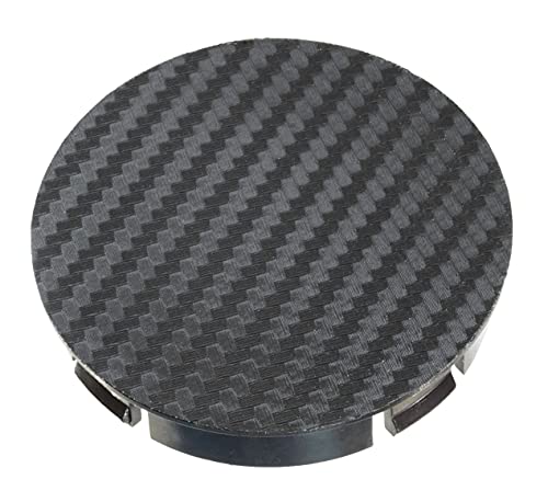 Carbon Nabenkappen 4 STK. x60mm Radkappen Felgenkappen - passen auf Felgen mit 55,5-56mm Inendurchmesser des Lochs