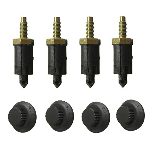 Finetoknow Tapa del motor hebilla 8 unids/set Clips grapas tornillos HDI cubierta del motor para Citroen Peugeot 206 207 306 307 806 Cover