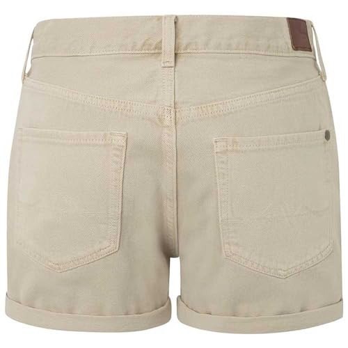 Pepe Jeans Straight Short Hw, Pantaloncini Donna, Marrone (Malt Beige),28W - 2