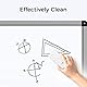 LOUKIN Magnetischer Whiteboard-Radierer, Whiteboard-Radierer (weiß), inklusive 100 ml Whiteboard-Reiniger, für Klassenzimmer, Zuhause und Büro