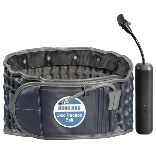 HONGJING Electric Pump Decompression Belt for Lower Back Pain Relief, Inflatable Back Reliever...