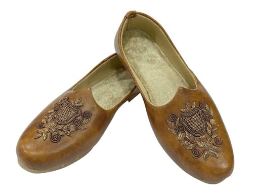 Image of Designer Punjabi Mojari Juttis for Boys, Little, Big Kid, Shoes for Boys (Toddler) Sherwani Shoes Designer Kurta Shoes, Mojaris