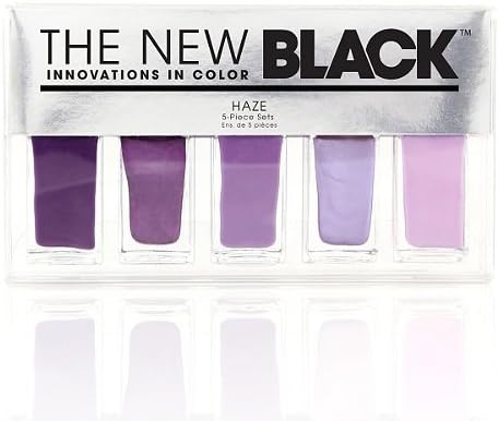 The New Black Ombre 5-Piece Nail Polish Sets Haze 5 x 0.125 oz