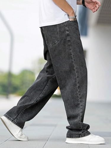 Image of KOTTY Mens Mid Rise Straight Jeans