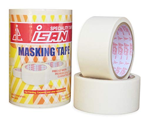 ISAN® General Purpose Paper Masking Tape 48mm (2" Approx) Width X 20m Length (24 Pcs.) (B0CGJK3HHX) Amazon Price History, Amazon Price Tracker
