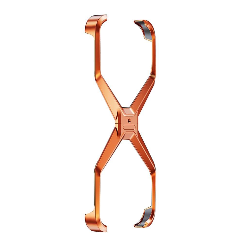 Coque metal iPhone 17 anti surchauffe et antichoc mince orange