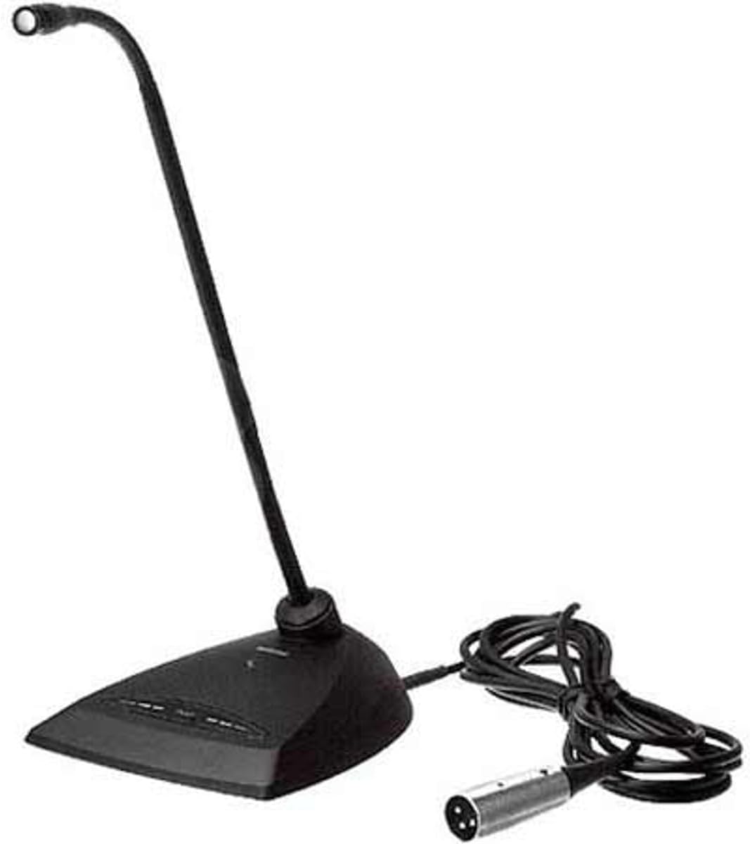 Shure MX412D/N 12" Microflex Gooseneck Desktop Microphone with 10 foot Cable, Program-Switch