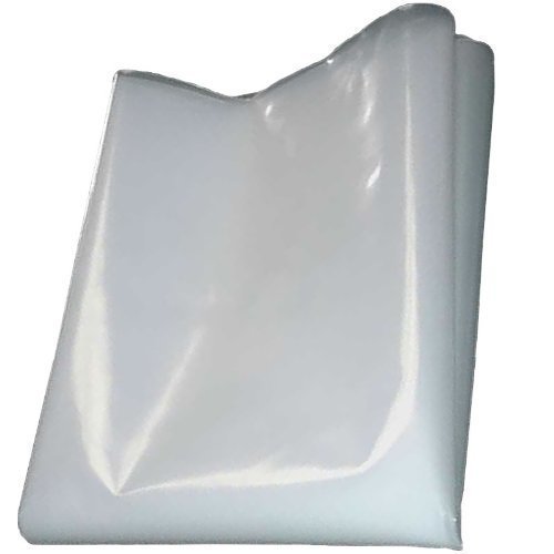 QVS Shop 4M X 50M Clear Polythene Sheeting 125Mu / 500G Plastic Sheet Protection Cover