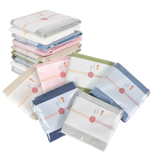 トランパラン 【お配りプチギフト】 カラーガーゼタオル ハンドタオル 15枚セット (アソート) 個包装 退職 御卒園 異動のサムネイル