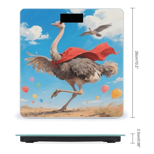 Báscula Digital de Baño Ostrich con Pantalla LCD miniatura 2