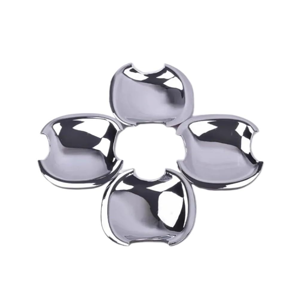 Mlhoghigd Silver Bowl Door Handle Car Door Handle Cover Bowl Trim For Hilux For Vigo 2005-2014 Styling Accessories