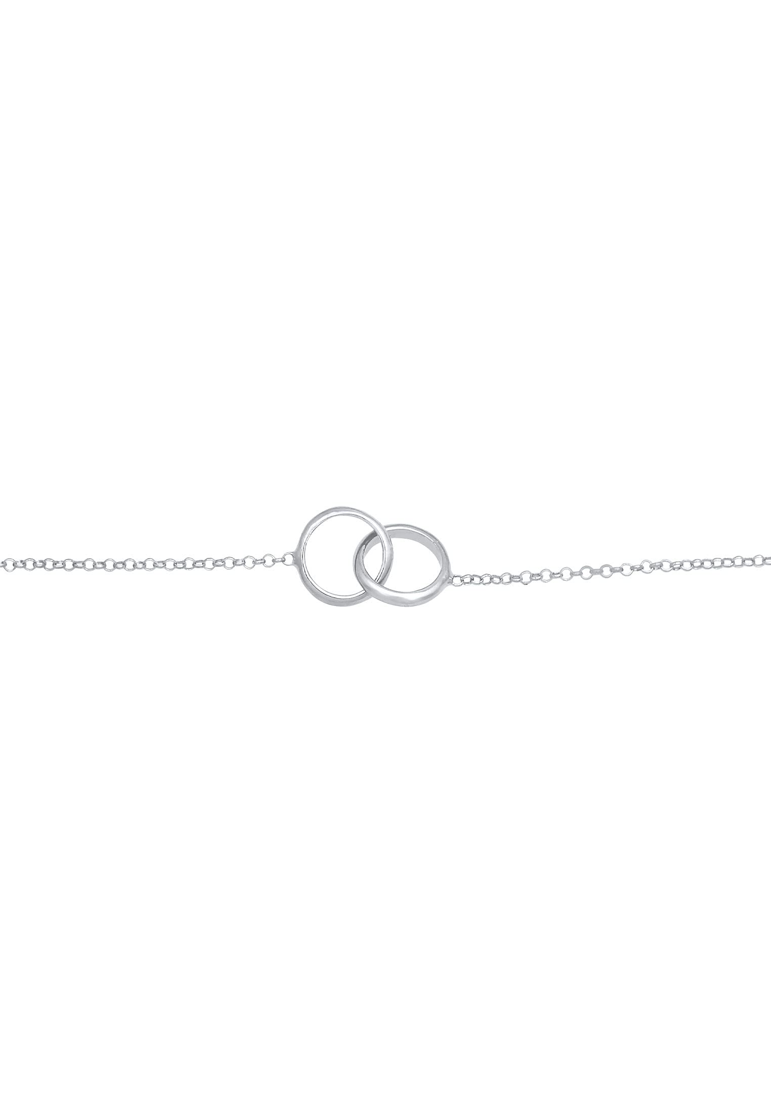Elli Collana Girocollo da donna Cerchio Minimal Basic Trend in argento 925