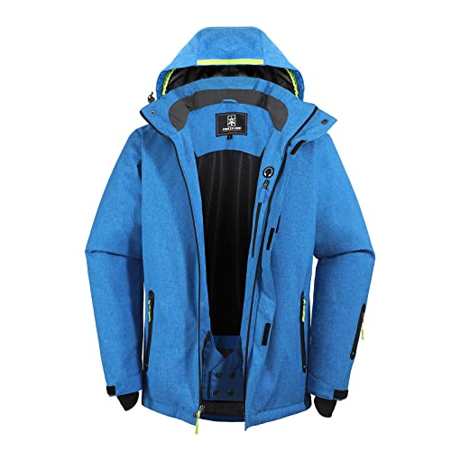 Men's Winter Ski Jacket Mountain Waterproof Warm Insulated Snow Coats Cold Weather Windproof Snowboard Parka(Sky Blue ,M) Men's Winter Ski Jacket Mountain Waterproof Warm Insulated Snow Coats Cold Weather Windproof Snowboard Parka(Sky Blue ,M)