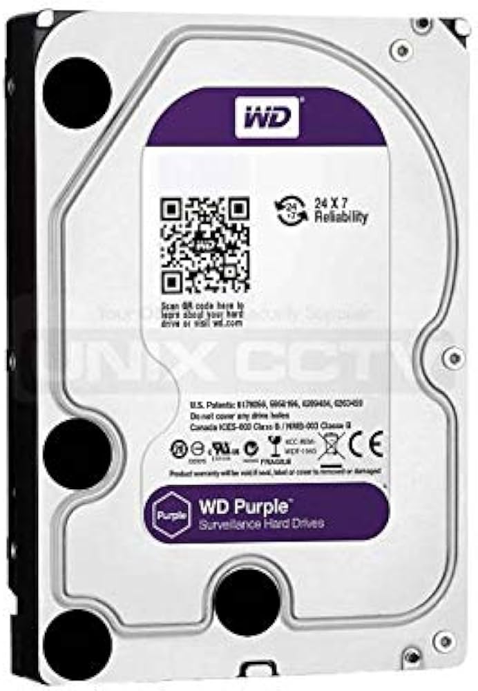 Amazon | Unix, Western Digital Purple 2TB HDD OEM - WD20PURX