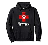Vet Tech Hoodie, Distressed Vintage Style Vet Tech Shirt