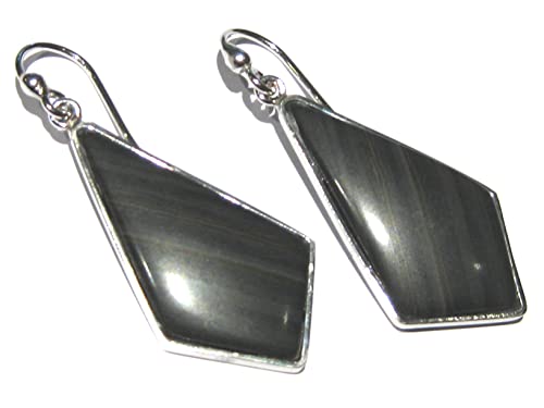 Boucles d'oreilles Jaspe argent 925 % le cadeau d'anniversaire idéal pour elle