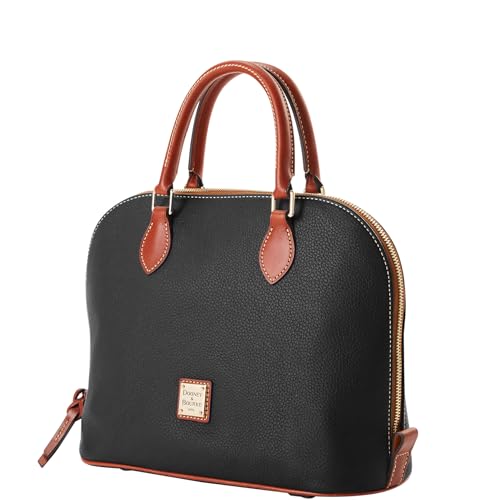Sac à main Dooney & Bourke cartable bombé cuir grain galet chic - 3