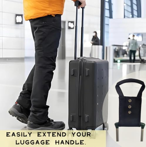 Image of 9.5in Luggage Handle Extender,Strong Handle Extension for Suitcase and Carry On,Convenient Lengthen Luggage Handle (1)