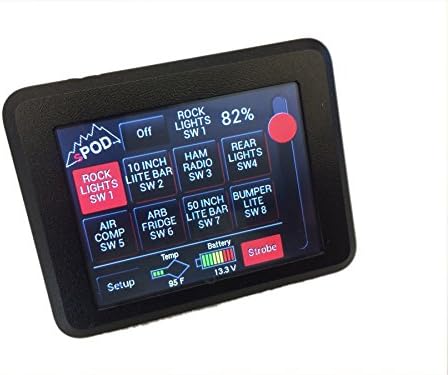 Spod Se 8 Switch W/ Touch Screen, Jeep Jk 2007-2015 - 8-700-TS-JK