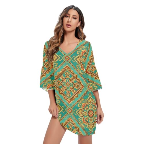 Robe trapèze mousseline pour mariages et soirées chic d'été