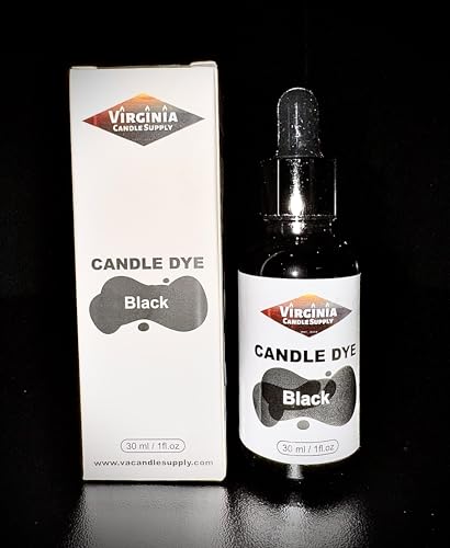 Black Liquid Candle Dye Concentrated (1 oz Bottle with Dropper) S...