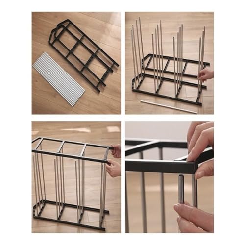 Sapateira 4 Andares Desmontável Porta Sapatos Organizador Vertical Multiuso de Tênis 8 Pares - TRAKE