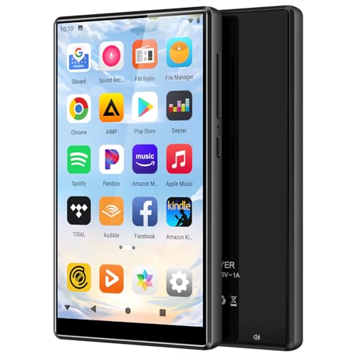 Reproductor MP3 Bluetooth, 80GB MP4 con Bluetooth y WiFi, 4,7'' Pantalla Táctil MP3 Reproductores...