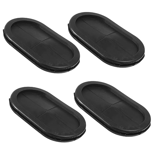 DOITOOL Rubber Grommets Gasket Set 4 Pcs Coils Wire Protection Grommets for Cable Hole Firewall Pass