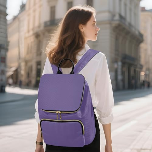 Mochila antirrobo mujer cómoda Violet estilo casual para diario 6