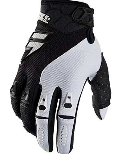Shift Racing Faction Mainline Men's Off-Road Motorcycle Gloves - Black/White / 2X-Large