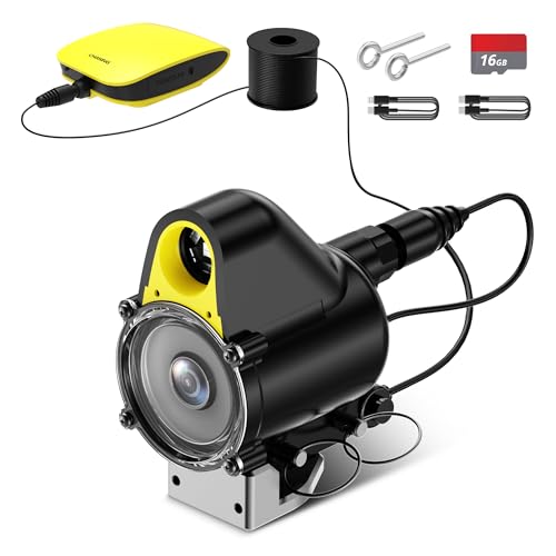 Chasing Canfish CF1 Underwater Fishing Camera Kit,1080P Full HD Portable Video Fish Finder,APP...