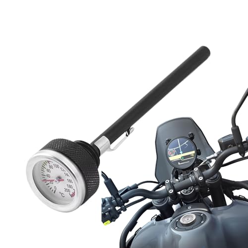Tapón con pantalla digital de 0-200 °C para el depósito de gasolina de tu moto de carretera