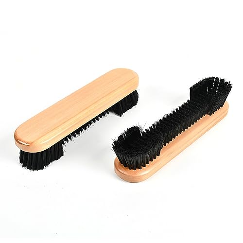 WeiLingBo 2Set Wood Billiard Pool Table Brush and Rail Brush Set with Soft Nylon Bristle,Billiard Table Cleaner Brushes with Cleaner Cloth 2 Cue Chalk Cube,Pool Tables Accessorie - Thumbnail 7
