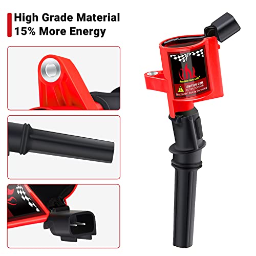 Carbole Pack Of 8Pcs Ignition Coils Compatible With Ford Lincoln Mercury 4.6L 5.4L 6.8L V8 V10 Replacement For Dg508 Dg457 Fd503 #TOP5