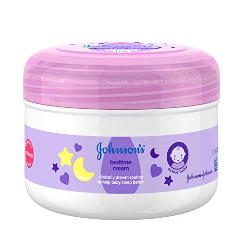 JOHNSON'S Bedtime Cream 200 ml, Leaves Skin Soft and Smooth, Enriched with Soothing NaturalCalm Essences