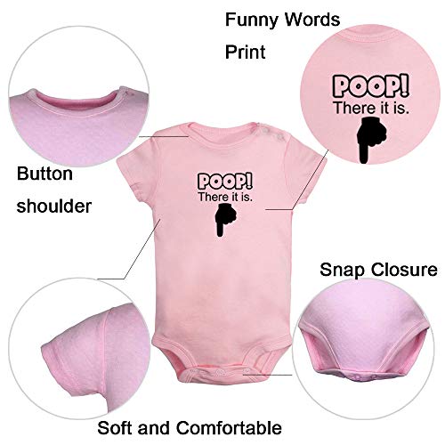 Pack of 2, You're Close Enough To Change My Diaper & Poop There It is Funny Romper Baby Bodysuit Infant Jumpsuit Outfits2