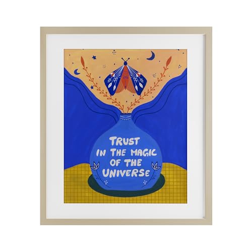 Affiche encadrée blanche Stupell Industries 40x33 cm design par Nabeela Rumi