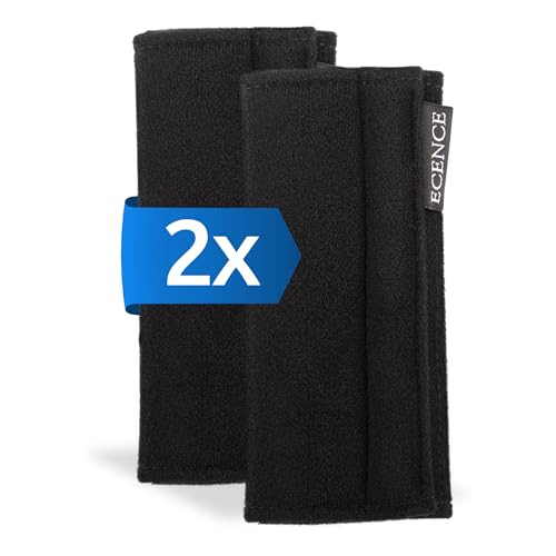 ECENCE 2 Piezas Protector Cinturon Coche niños Almohadillas para cinturón de Seguridad de Coche protección de cinturón para niños